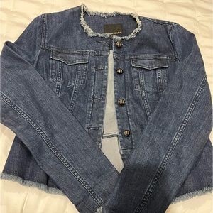 Beautiful denim jacket. Work twice.